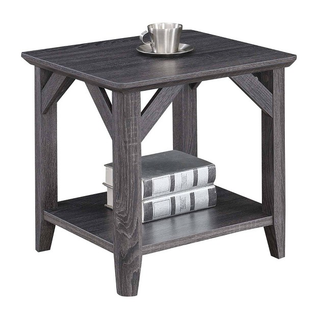 Winston End Table Weathered Gray Breighton Home