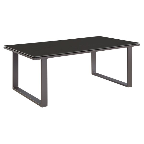 Chance Glasstop Outdoor Patio Coffee Table