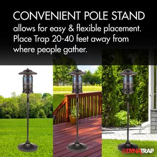 Dynatrap 12 Acre Insect and Mosquito Trap With Pole - Decora DT1260-TUN