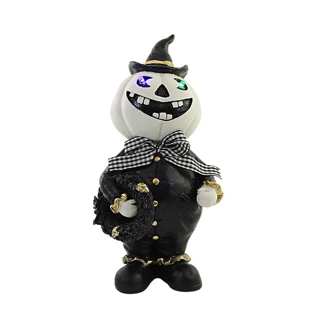 Halloween Light Up Halloween Pals One Figurine 9 75 Inches Led Battery Operated Polyresin Black