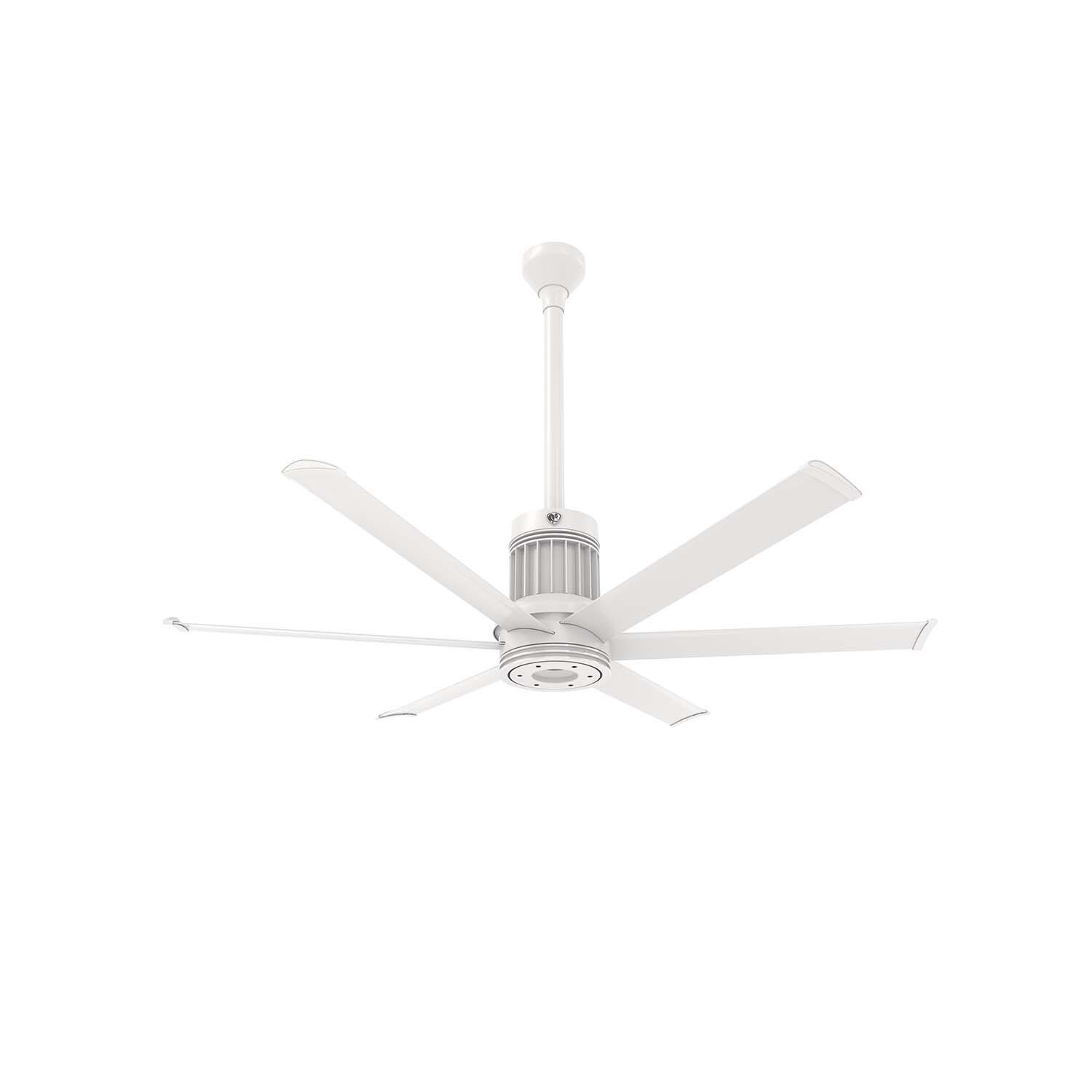 60-Inch i6 Ceiling Fan Universal Mount W/24-Inch Ext Tube and LED White by Big Ass Fans