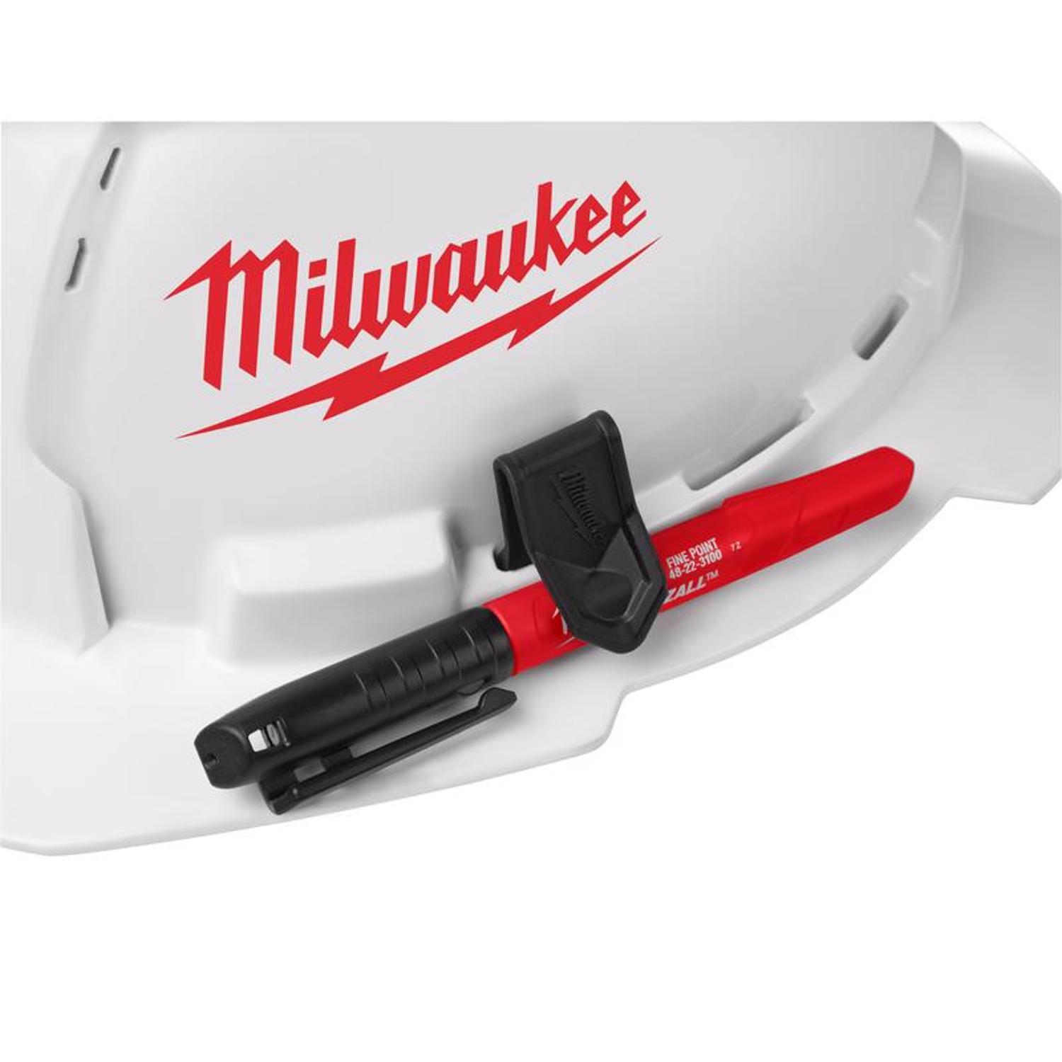 MW BOLT 4-Point Ratchet Type 1 Class C Full Brim Hard Hat White Vented