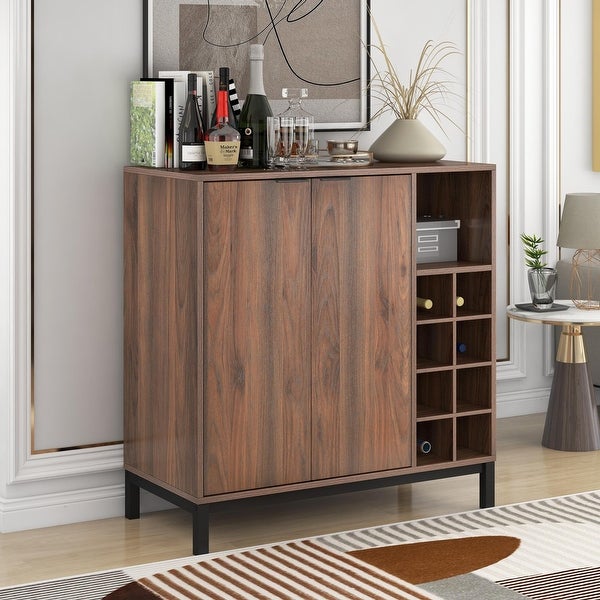 34 inch Sideboards Buffets With Wine Racks Storage