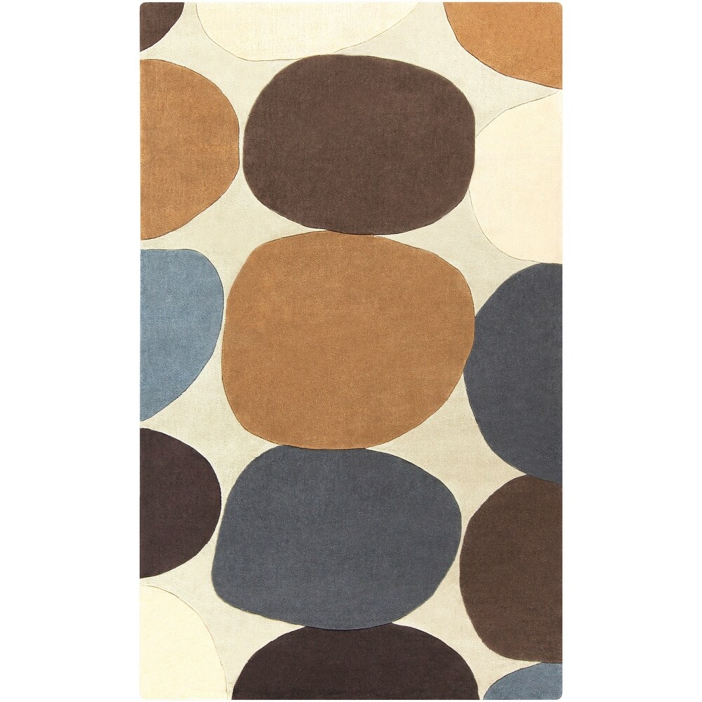 Hand tufted Large Dot Geometric Area Rug