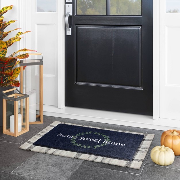 Home Sweet Home Doormat Navy