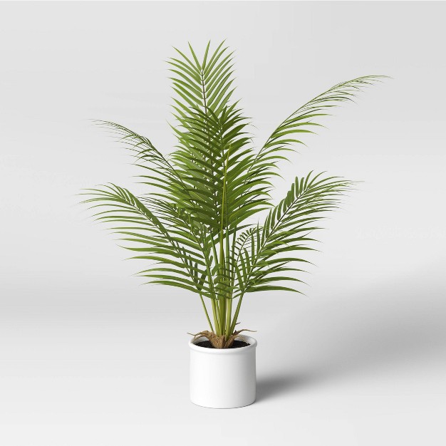 X 24 quot Artificial Palm Plant Arrangement In Pot