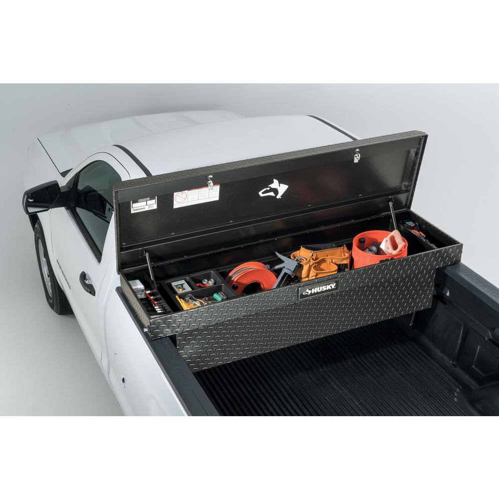 Husky 71 in. Graphite Aluminum Full Size Crossover Truck Tool Box 102100-65-01