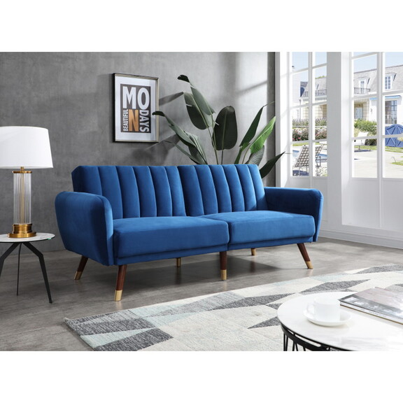 Glory Furniture Siena G0153 S Sofa Bed  NAVY BLUE ...