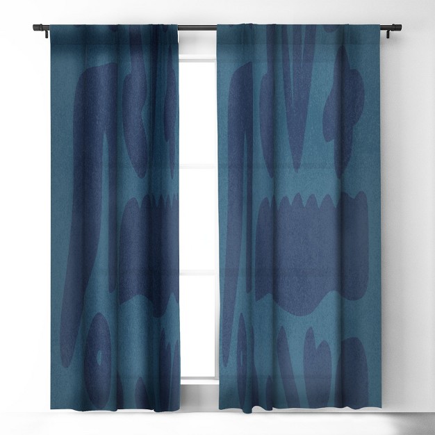 1pc Blackout Window Curtain Panel Deny Designs