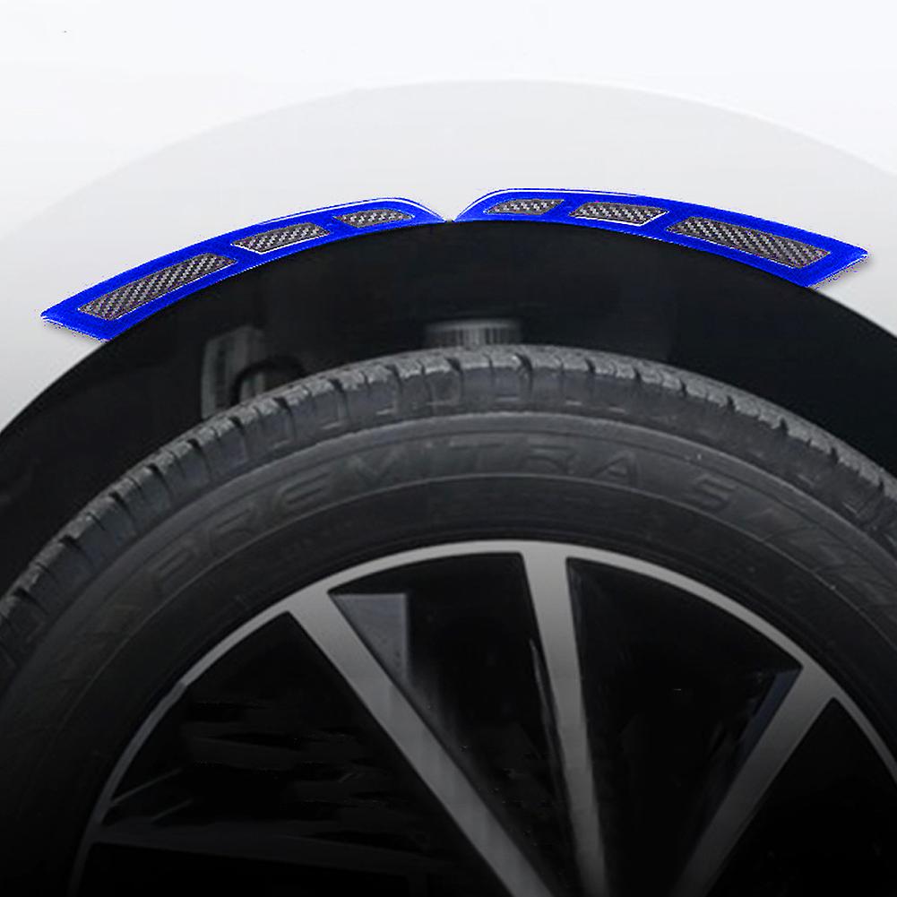 Born Pretty 2x 22cm Flexible Pvc Car Fender Flares Arch Wheel Eyebrow Guard Kit Carbon Fiber Mud Flaps Splash Guards Protector Anti-scratch