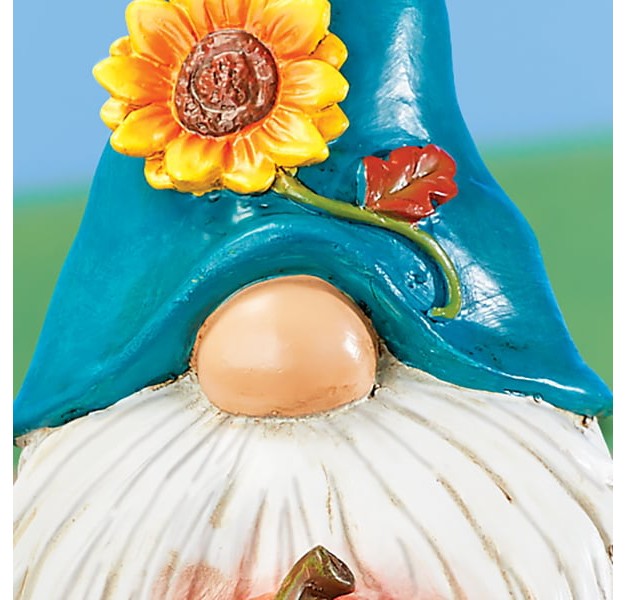 Collections Etc Hand painted Autumn Harvest Garden Gnome 11 quot h