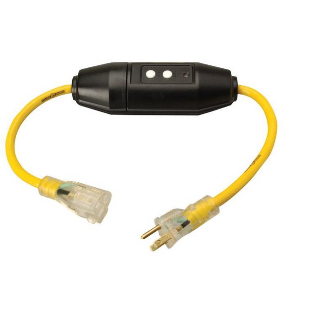 Yellow Jacket Outdoor 2 Ft L Yellow Extension Cord 12 3 Sjtw