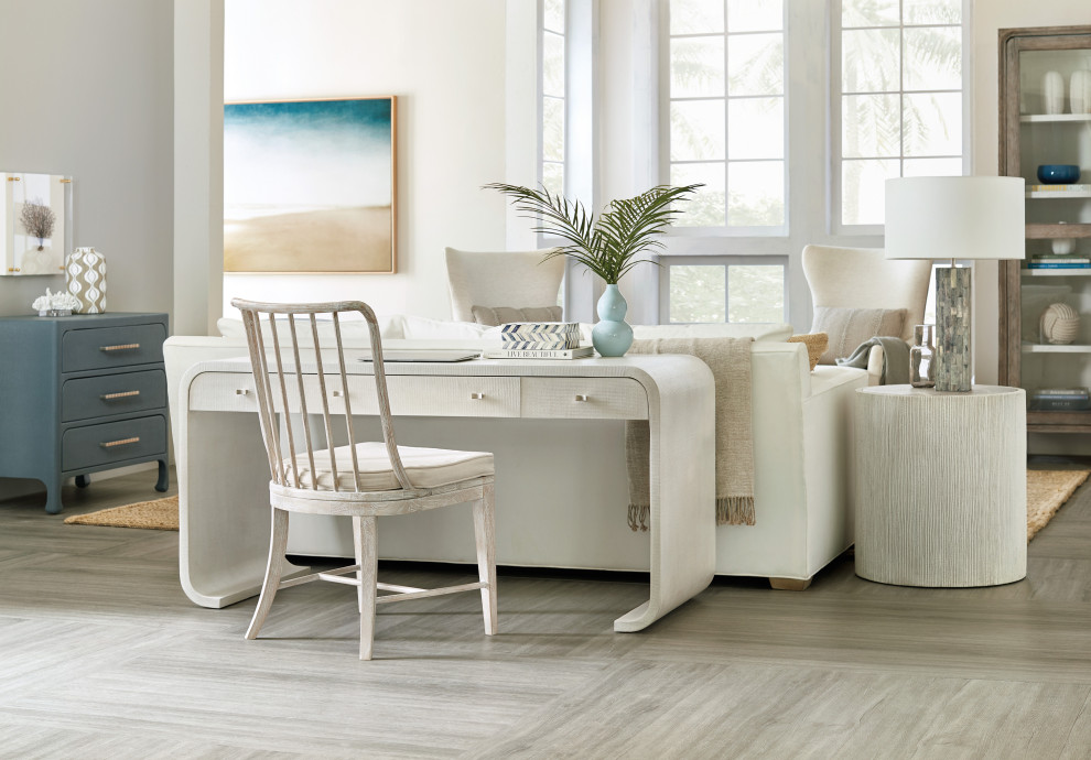 Serenity Swale Round Side Table   Transitional   Side Tables And End Tables   by Hooker Furniture  Houzz