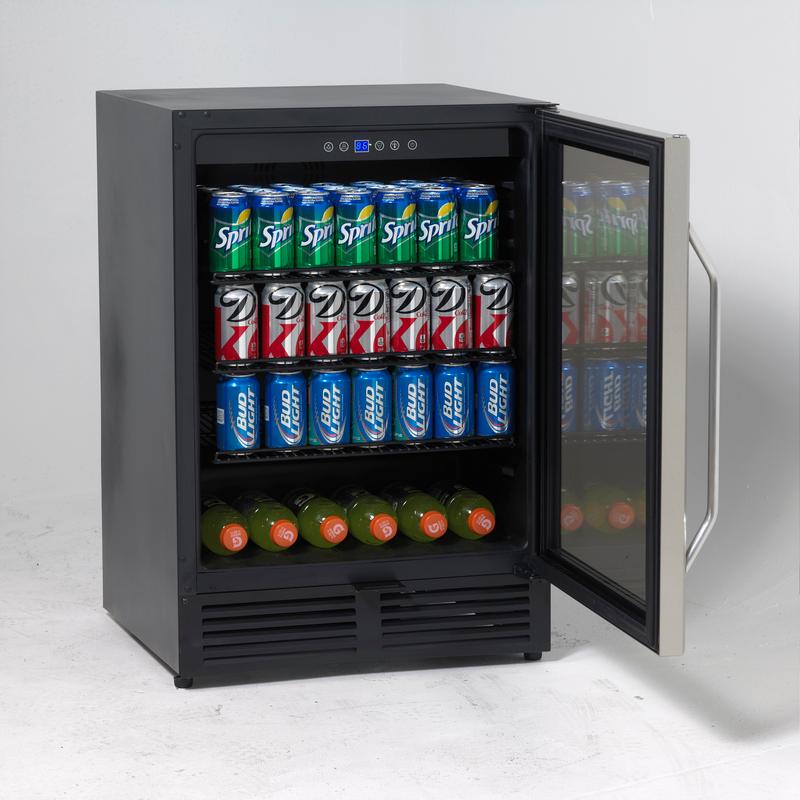 Avanti 24in 5.0cu.ft. Freestanding/Built-In Beverage Center BCA516SS