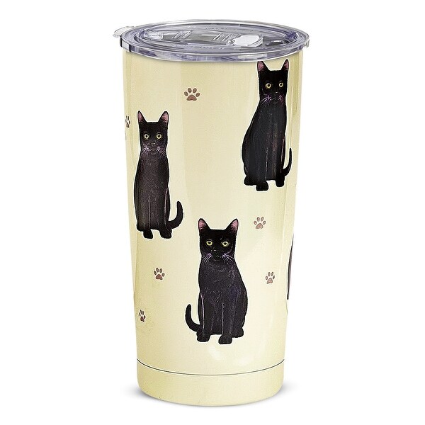 Cat Breed-specific Double-wall Insulated Tumbler - 20 oz. - 7.630 x 3.750 x 3.750