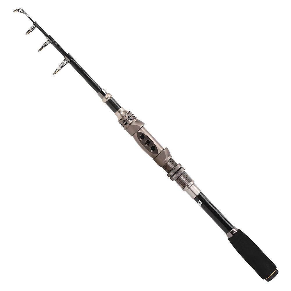 Portable Carbon Baitcasting Telescopic Fishing Rod Pole Reel Tackle Accessory1.8m / 5.9ft Carbon Fishing Rod