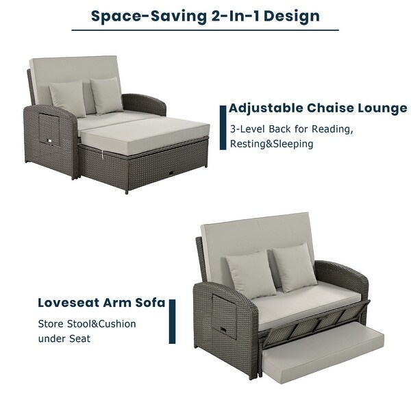 Double Chaise Lounge