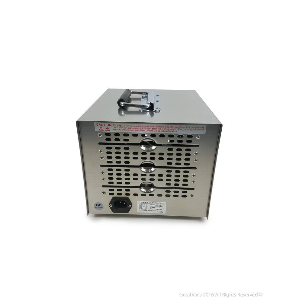 New Comfort Stainless Steel 03700 Commercial Ozone Generator Air Purifier with UV f105stainless