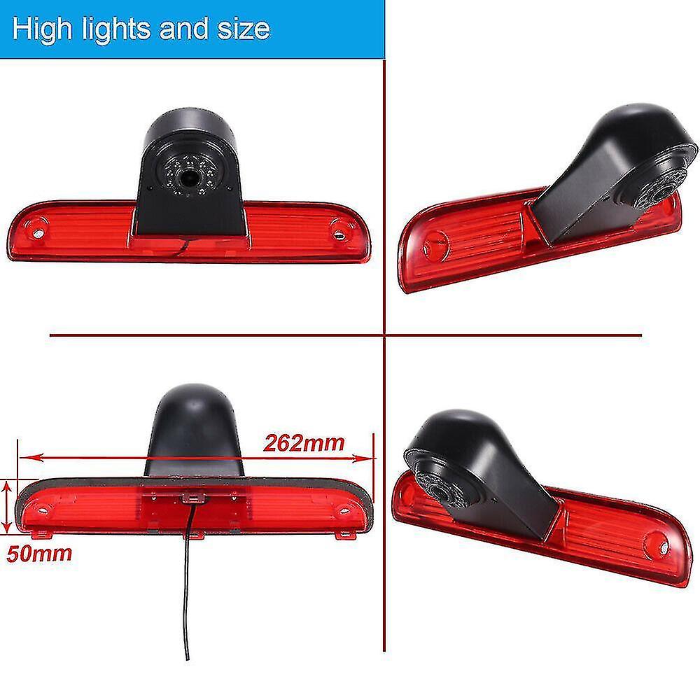 Car High Brake Light Reversing Camera Rear View Camera For Ducato X250 X290 Boxter
