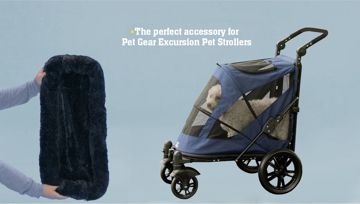 Pet Gear Bolster Stroller Pad For Excursion No-Zip Pet Stroller