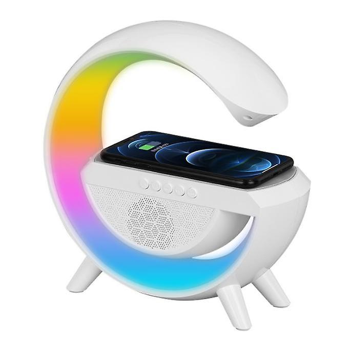 Wireless Charger Atmosphere Lamp， Intelligent Led Table Lamp， Bluetooth Speaker