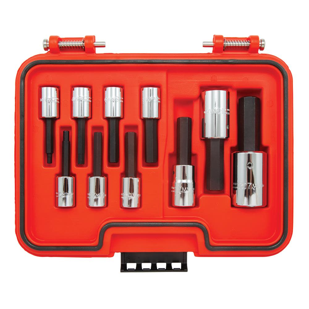 Proto Socket Set 3/8 and 1/2 DR 10pc MM HEX