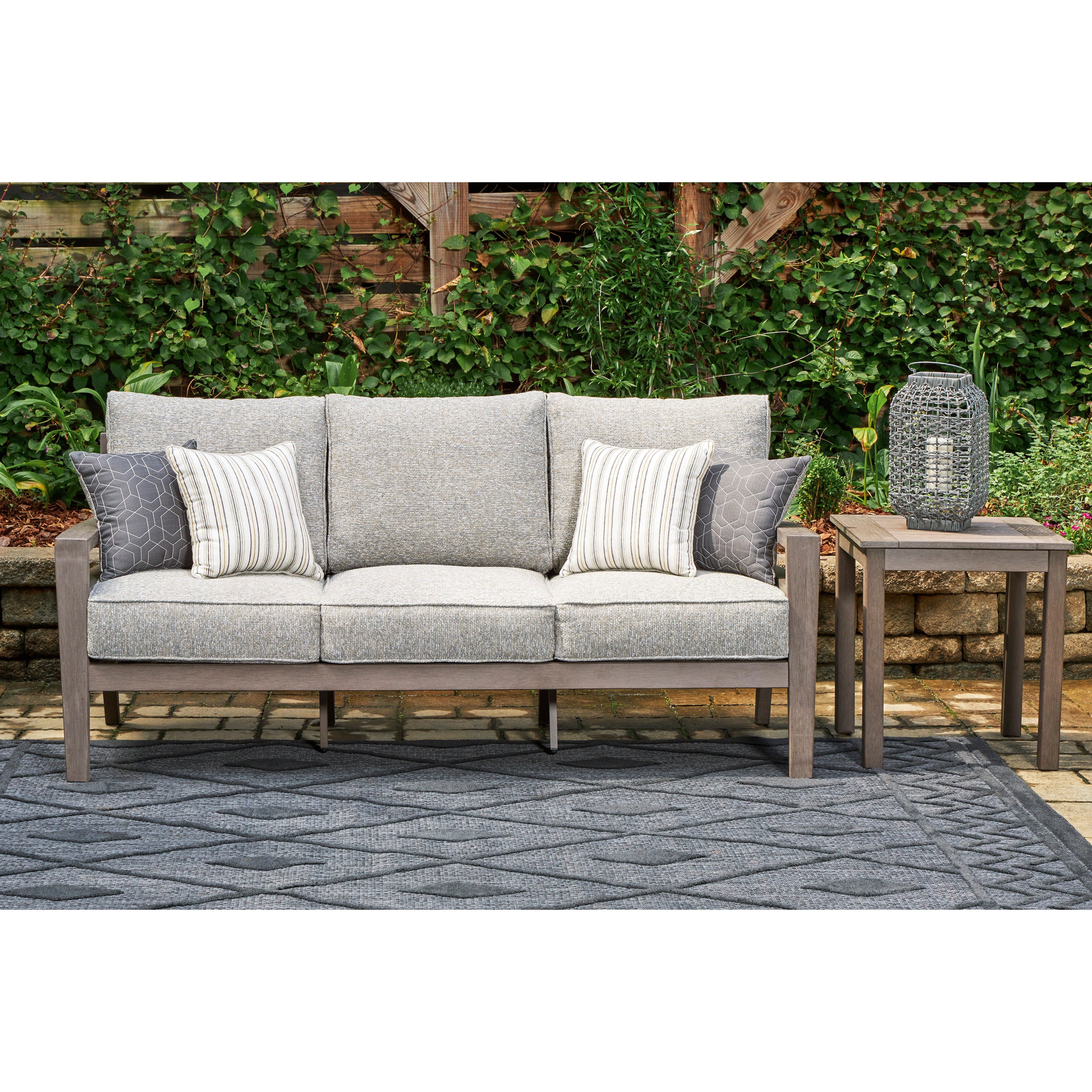 Poly Teak Taupe Outdoor Deep Seating Sets