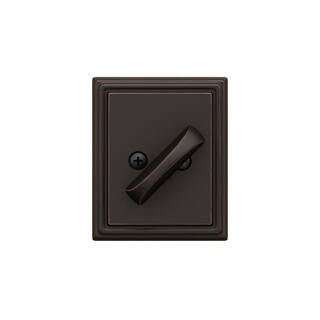 Schlage B60 Series Addison Aged Bronze Single Cylinder Deadbolt Certified Highest for Security and Durability B60 N ADD 716