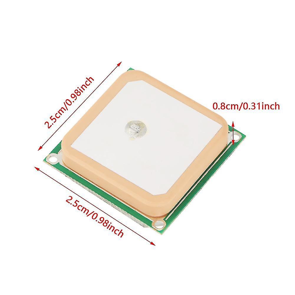 28dB High Gain GPS Active Antenna Ceramic Patch Internal 25 * 25 * 8mm Connector