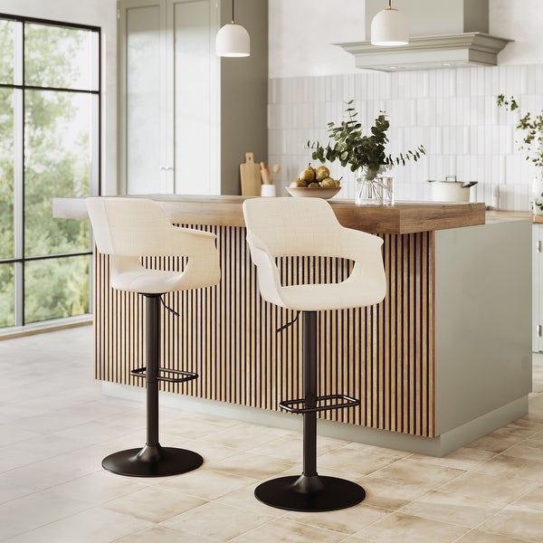 Carson Carrington Fauske Adjustable Bar Stool - Set of 2