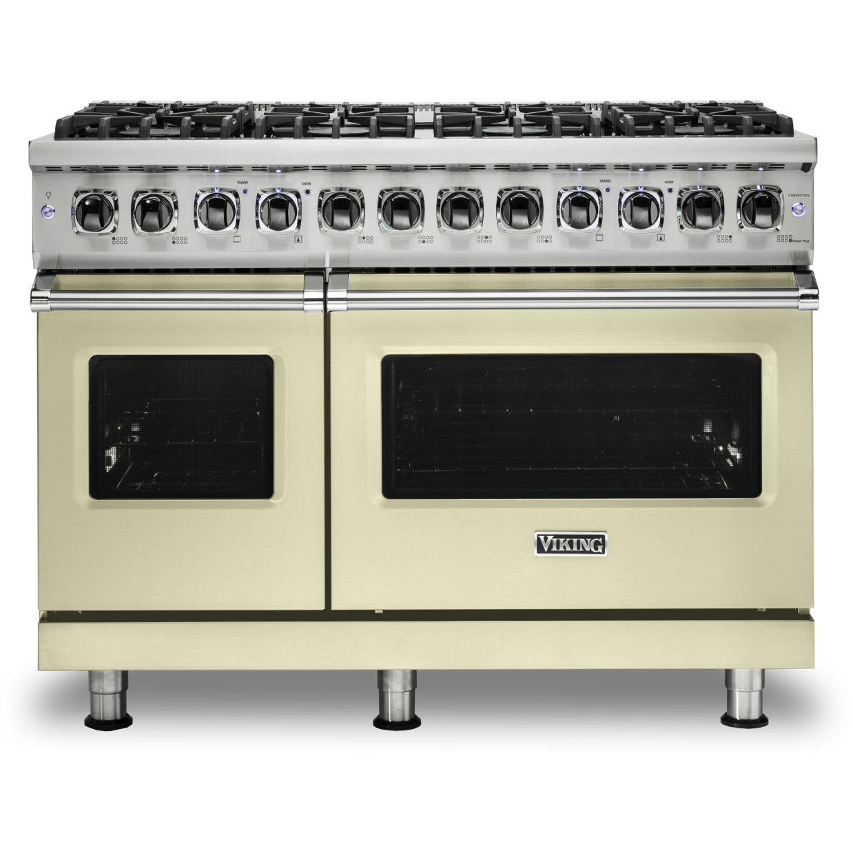 Viking 48-inch Freestanding Dual-Fuel Range with TruConvec Convection Cooking CVDR548-8BVCLP