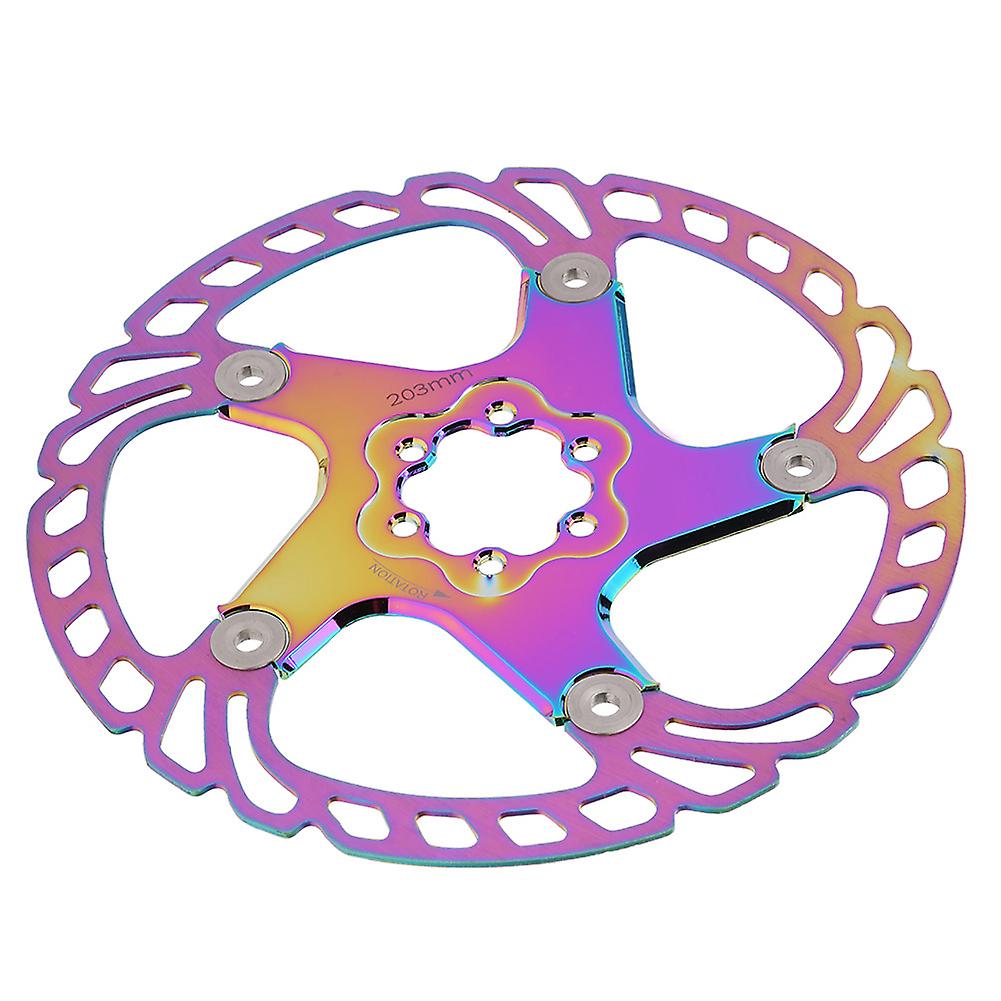 Quality Metal Mountain Bike Bicycle 203mm Five Nail Disc Brake Slice Brake Pad Diskcolorful