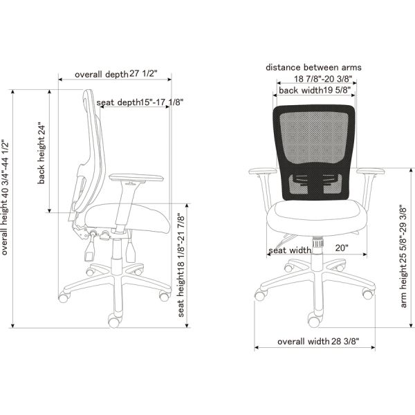 Lorell High-back Mesh Chair