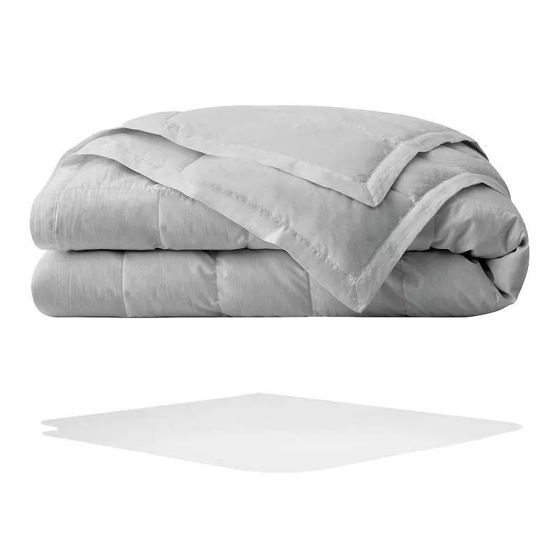 Unikome TENCE Lyocell Luxury Quilted 75% White Down Lightweight Blanket For Bed