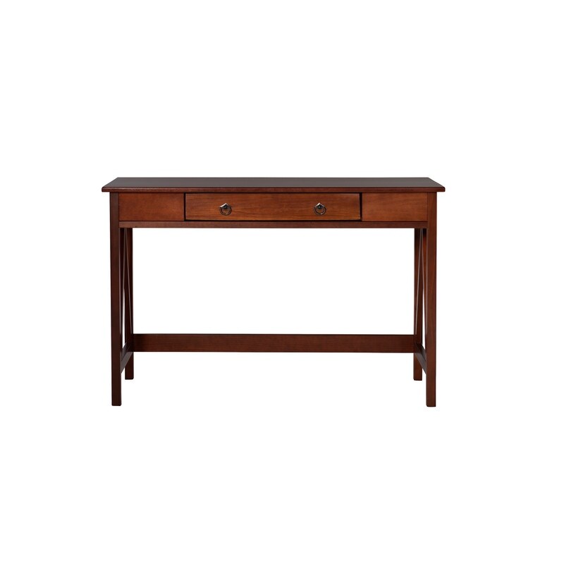 Linon Cranesbill Antique Tobacco Writing Desk