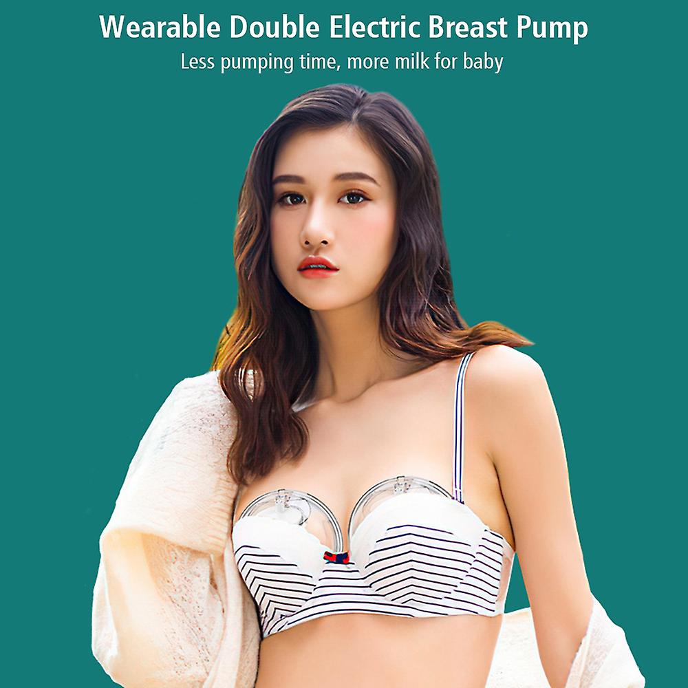 1 Pump Motor 2 Milk Collector 2 Silicone Tube With Plastic Case 2 Bra Adjustment Buckle 1 Charging Cable Multicolor