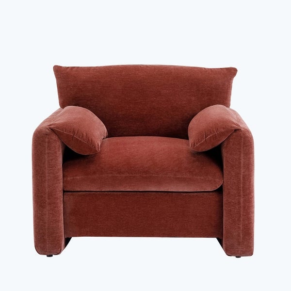 Modern Style Chenille Oversized Armchair Accent Chair for Living Room，Bedroom