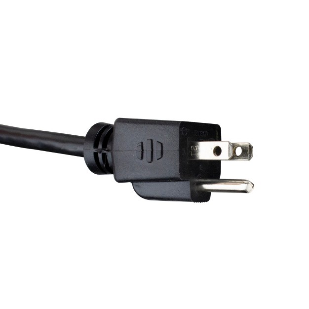 Northlight 100 x27 Black 3 prong Outdoor Extension Power Cord