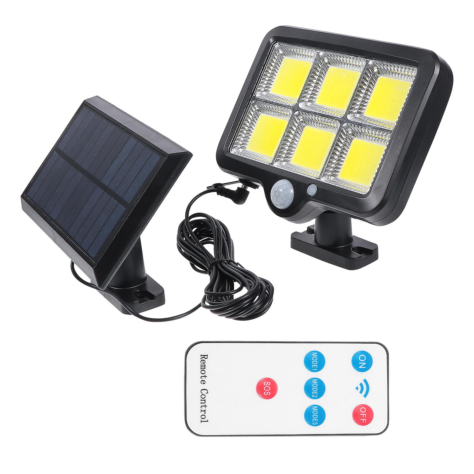 1 Set Solar Body Sensor Wall Lamp Outdoor Waterproof Yard Light (black)