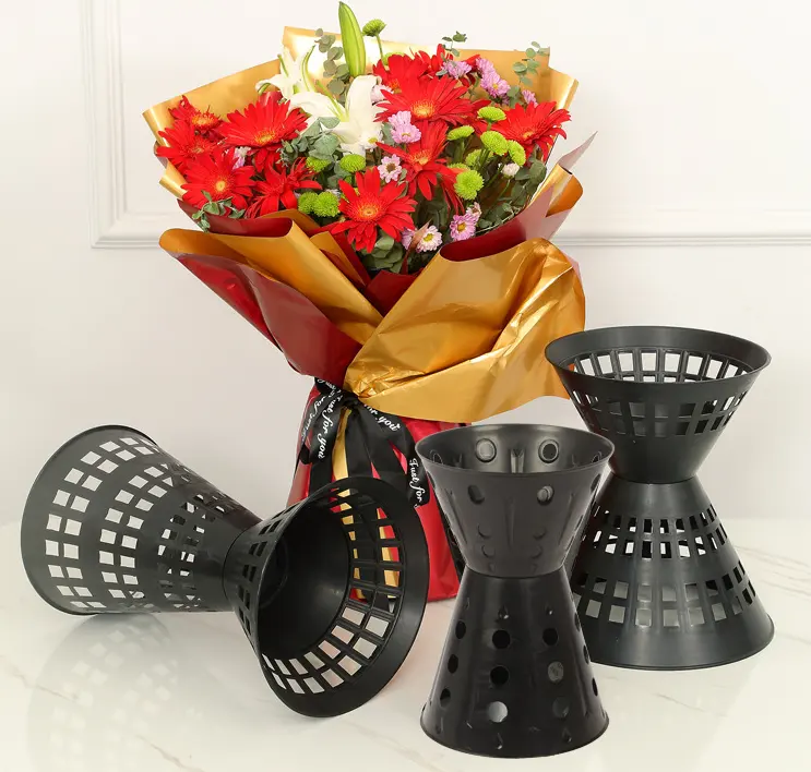 flower packing supplies bouquet setting flower bucket display stand