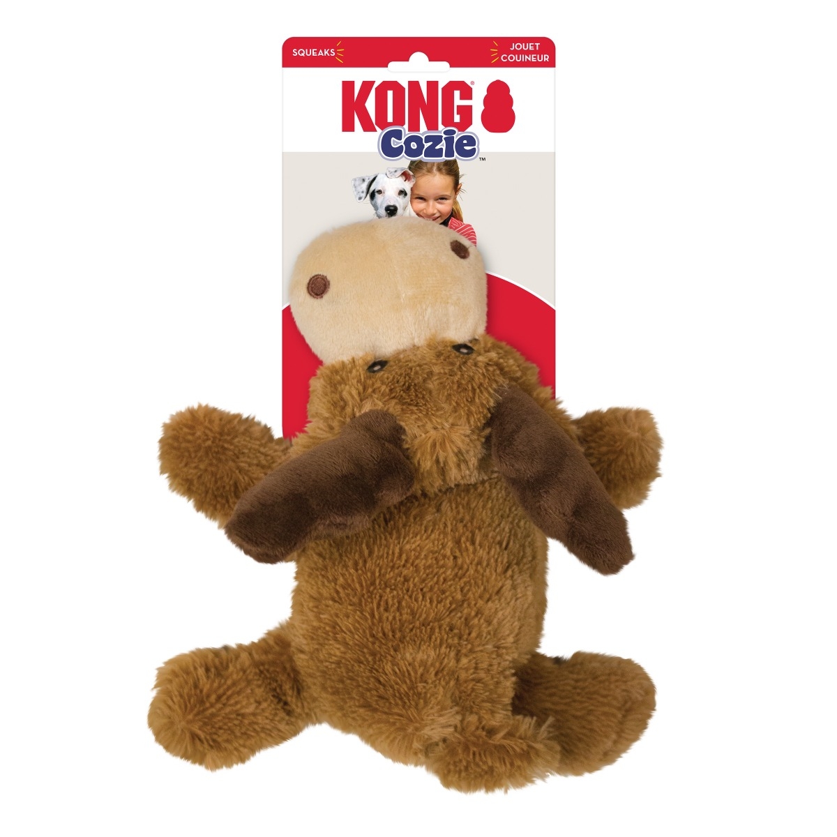 KONG Cozie Marvin Moose - Large Dog Toy