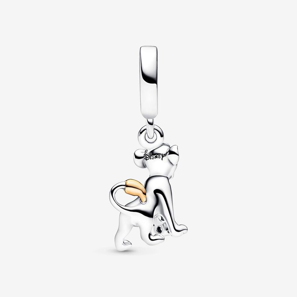 PANDORA  Disney 100th Anniversary Simba 0.009 ct tw Lab-created Diamond Dangle Charm