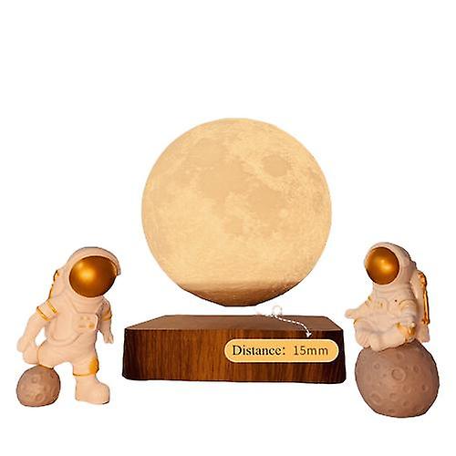 3d Magnetic Levitation Moon Lamp Saturn Night Light Touch Rotating Led Luna Floating Lamp Home Decoration Living Room Bedroom