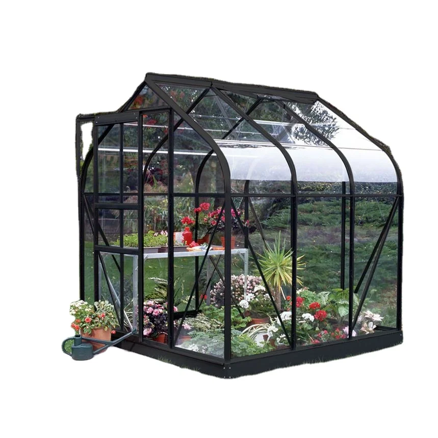 Clear glass garden greenhouse Windproof and warm greenhouse