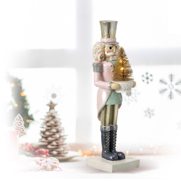 15 Resin Sweet Dreams Nutcracker W/Tree