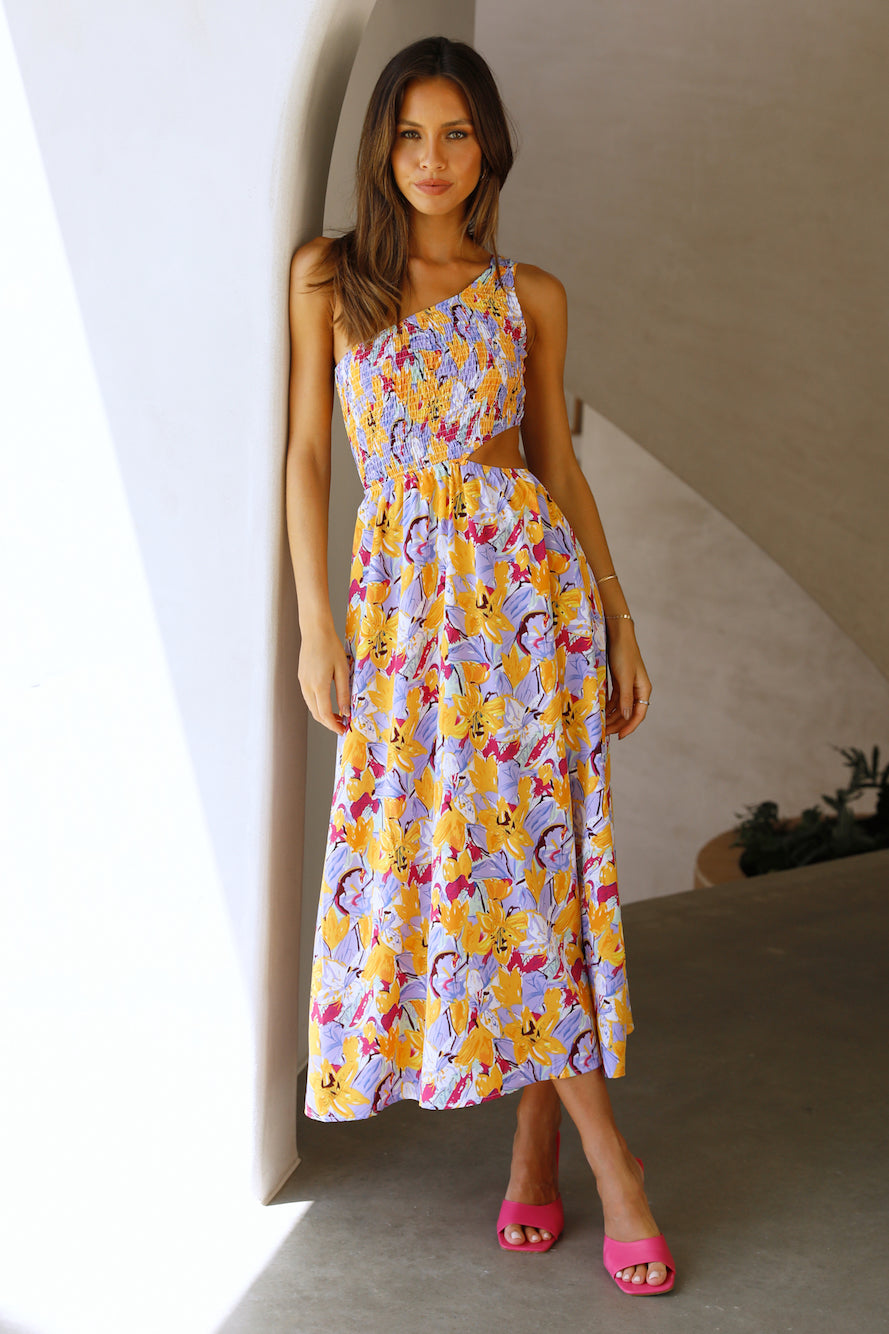 Better Call Me Baby Midi Dress Floral