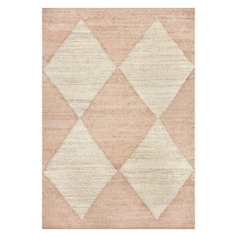 nuLOOM Pandora Diamond Jute Area Rug