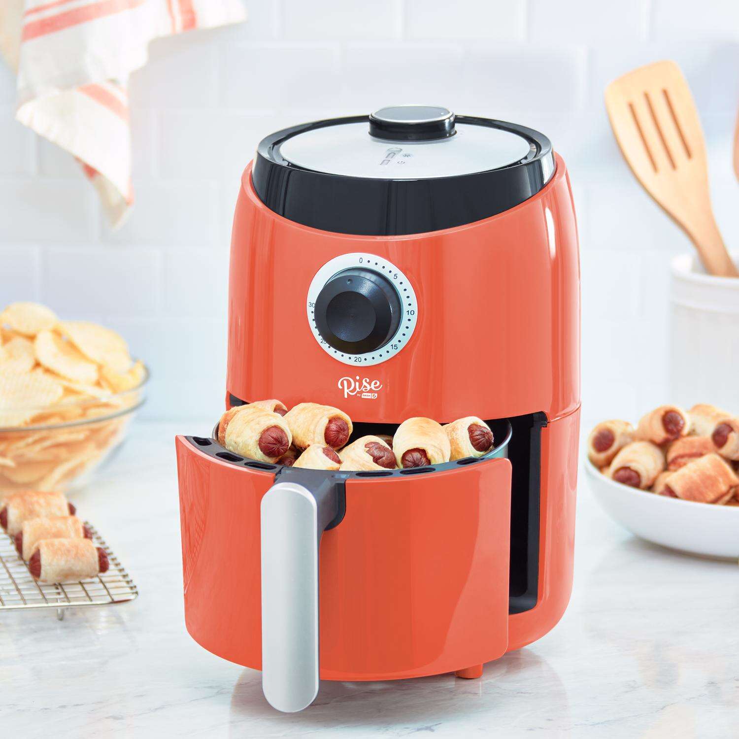 Rise by Dash Orange 2 qt Air Fryer