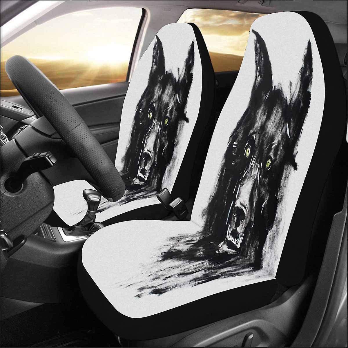 Set Of 2 Car Seat Covers Branches Birds Universal Auto Front Seats Protector Fits For Car，suv Sedan，truck