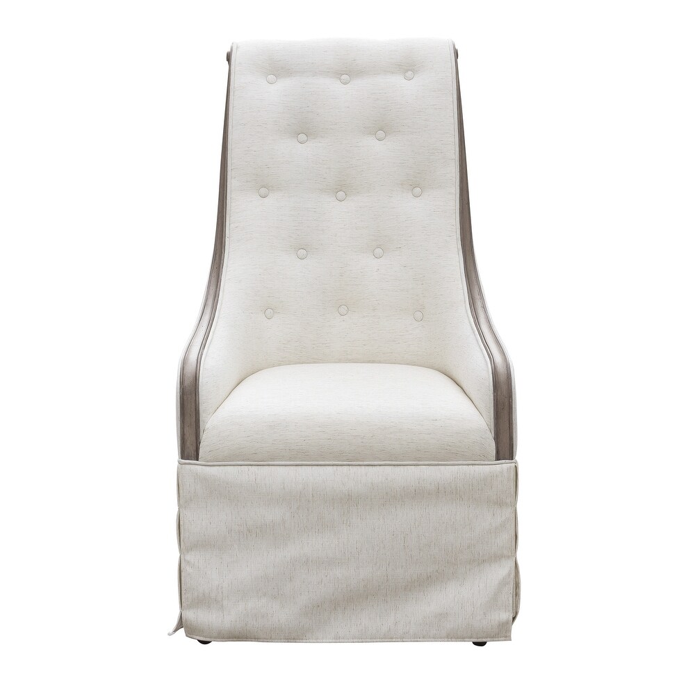 Chloe Collection Host Chair   35.83H x 25.12W x 30D